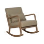 Ixia Mecedora Natural-Beige Tejido-Madera