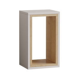 Hanah Home Mesa Lateral Sapphire Oak, White 30x50x25 cm Roble Zafiro Blanco