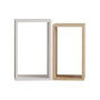 Hanah Home Mesa Lateral Sapphire Oak, White 30x50x25 cm Roble Zafiro Blanco