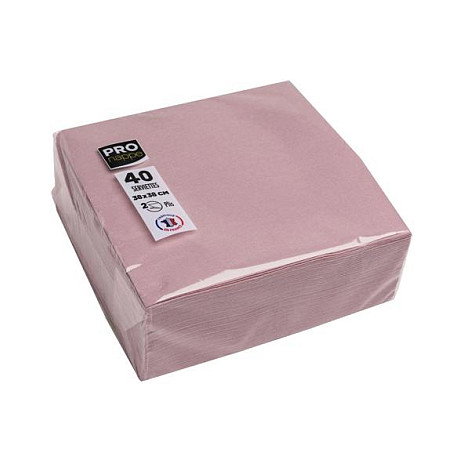 PROnappe Servilletas de Tela Rosa 38,0 x 38,0 cm
