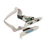 DeLOCK 89556 Tarjeta PCI Express x1, 2 Puertos Serie RS-232 + 1 Puerto Paralelo, Perfil Bajo, Chip ASIX AX99100, Compatible con Windows