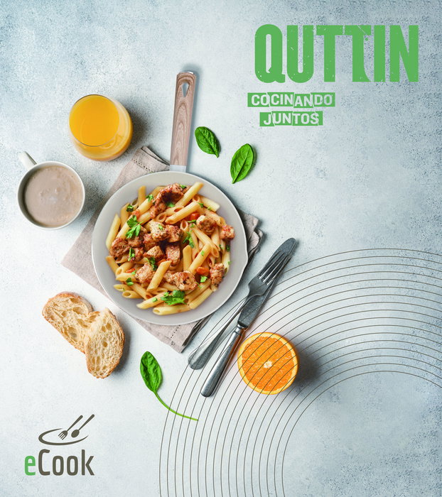 Quttin Sartén Ecook de 24 cm con revestimiento antiadherente - Diámetro 24.7 cm (6 Unidades)