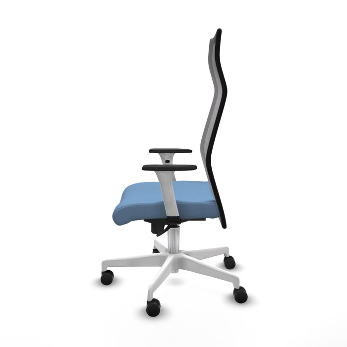 PIQUERAS Y CRESPO Sillón Albacete Azul cielo y Negro con Mecanismo Sincro PIQUERAS Y CRESPO Sillón Albacete Azul cielo y Negro con Mecanismo Sincro