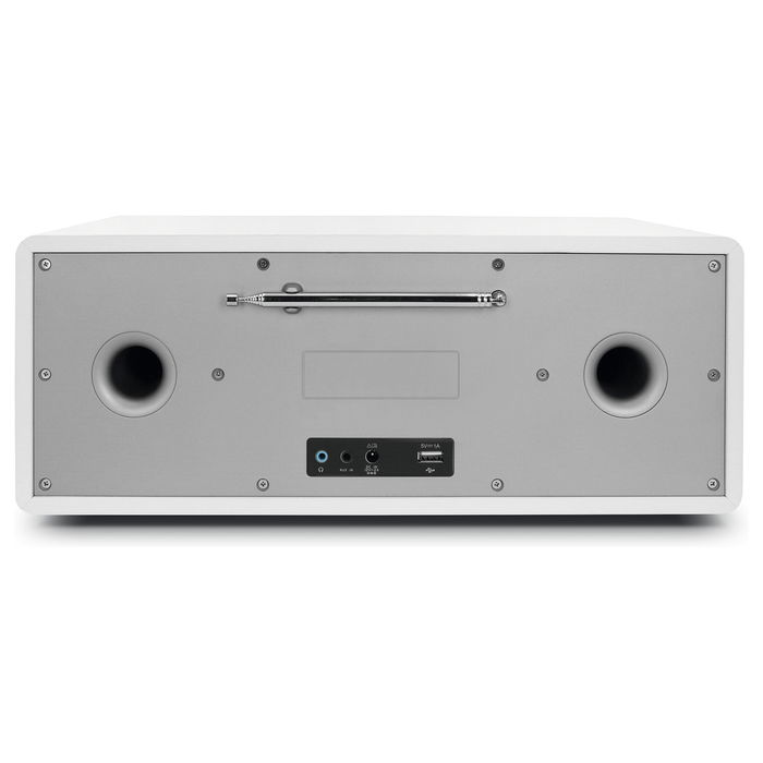 TechniSat DIGITRADIO 451 CD IR - Radio Despertador con CD, DAB+, FM, Bluetooth, WiFi, WLAN, 30 W, Pantalla 6.1 cm, Negro/Blanco