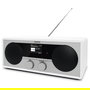 TechniSat DIGITRADIO 451 CD IR - Radio Despertador con CD, DAB+, FM, Bluetooth, WiFi, WLAN, 30 W, Pantalla 6.1 cm, Negro/Blanco