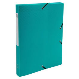 Carpeta De Proyectos Exacompta Exabox Pp Liso Opaco A4 Gomas 2,5 Cm Verde (Set de 8)