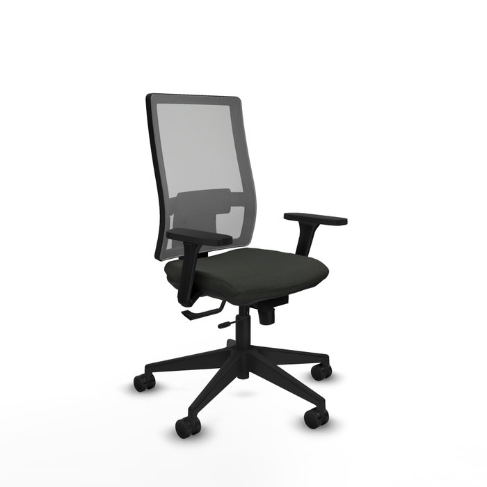 PIQUERAS Y CRESPO Silla de oficina Horna con mecanismo Sincro/Traslack, brazos 3D y malla Gris PIQUERAS Y CRESPO Silla de oficina Horna con mecanismo Sincro/Traslack, brazos 3D y malla Gris