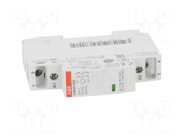 ABB ESB20-20N-06 Disyuntor 230V 20A 2 Polos Blanco