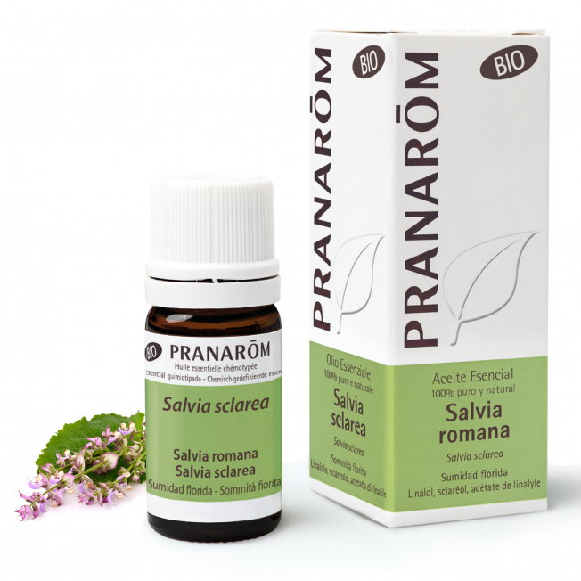 PRANAROM Aceite esencial de Salvia romana BIO 5ml PRANAROM Aceite esencial de Salvia romana BIO 5ml