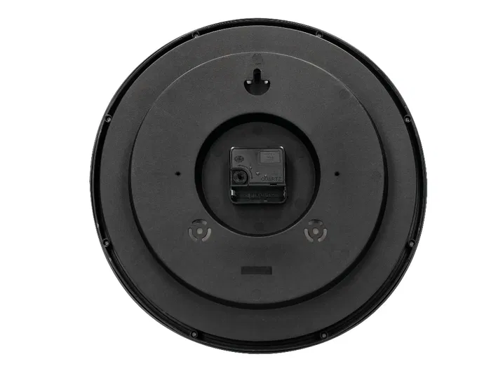 Reloj de Pared Q-connect Redondo Plástico Oficina 34 cm Marco Negro