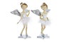 DKD Home Decor Figura de Ángel en Resina, Surtido de 2 Unidades