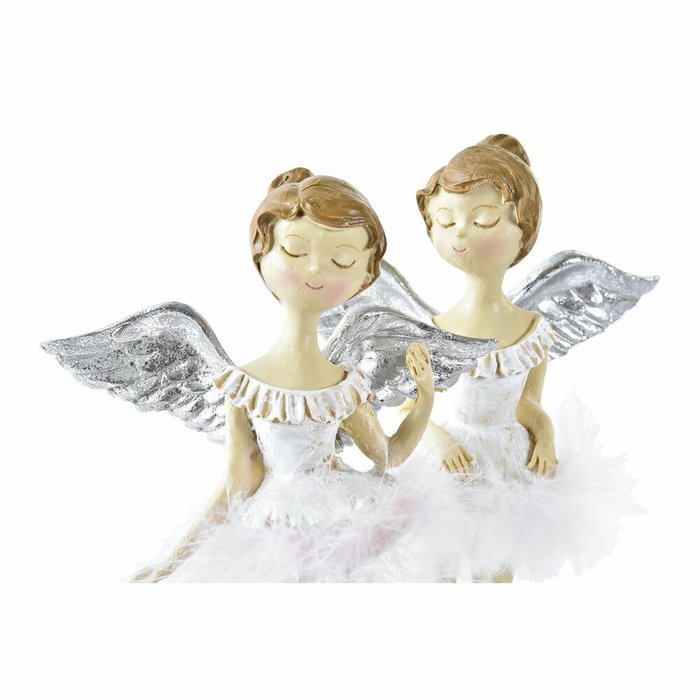DKD Home Decor Figura de Ángel en Resina, Surtido de 2 Unidades