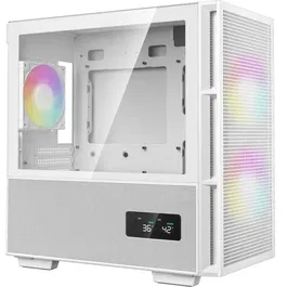 Deepcool AAALU11820 Caja PC Minitorre Formato M-ATX Blanca Sin Fuente de Alimentación