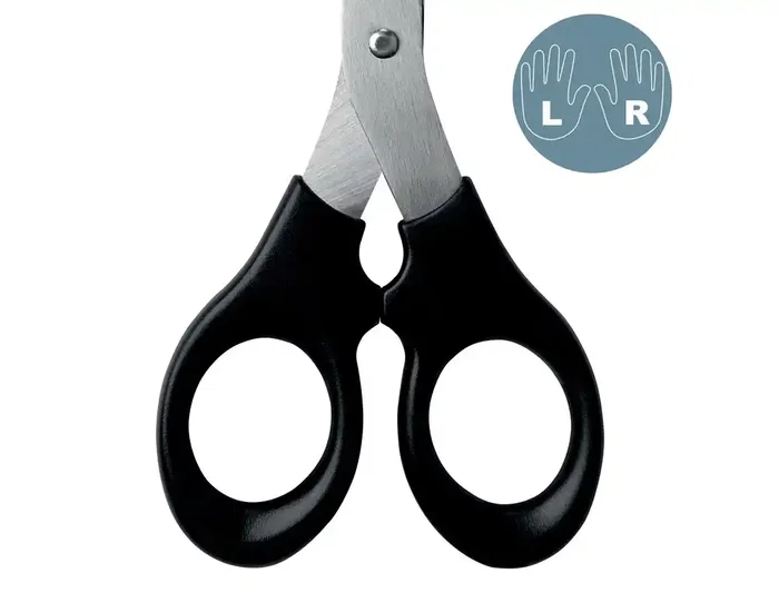 Leitz Tijeras de Oficina Acero Inoxidable 165 mm Color Negro