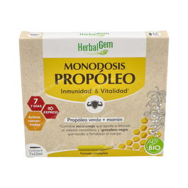 HERBALGEM Propóleo Monodosis 7x10ml Bio