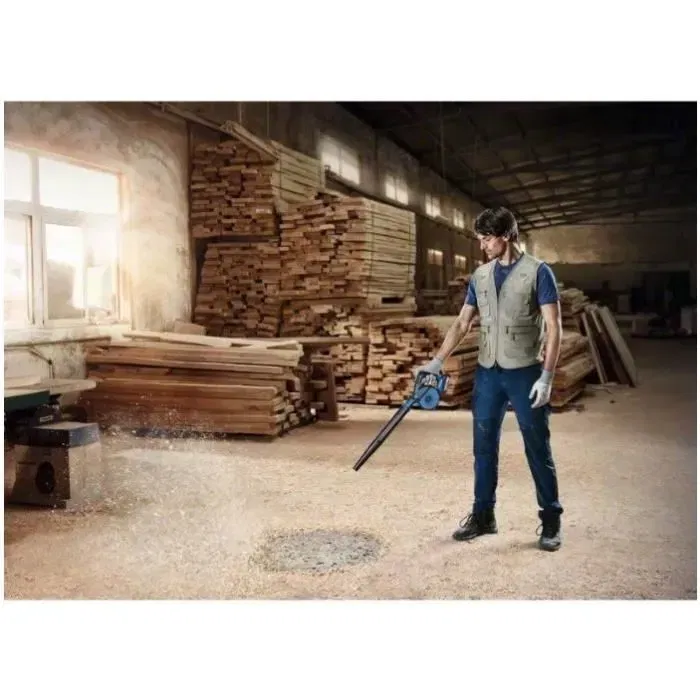 Bosch Professional GBL 18V-120 Soplador de Aire Potente, Limpieza de Superficies y Polvo (Sin batería y cargador) Bosch Professional GBL 18V-120 Soplador de Aire Potente, Limpieza de Superficies y Polvo (Sin batería y cargador)