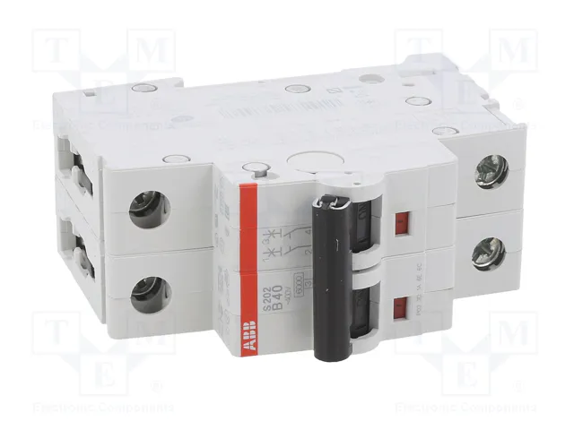 ABB Interruptor magnetotérmico S200 2 polos 40A 6kA ABB Interruptor magnetotérmico S200 2 polos 40A 6kA