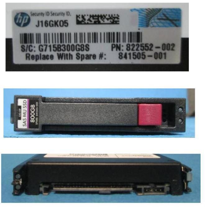 HP Enterprise SSD 800GB 2.5 SAS 12Gbs 841505-001