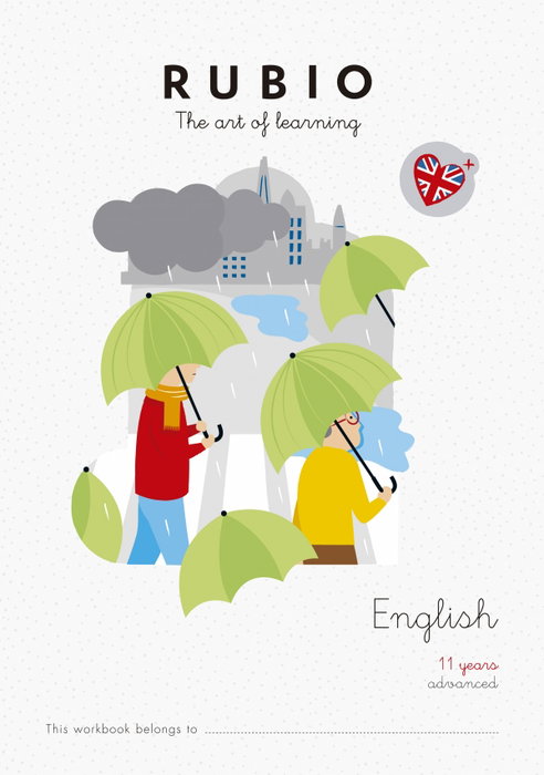 RUBIO Cuaderno A4 English Advanced 11 (11-12 años)