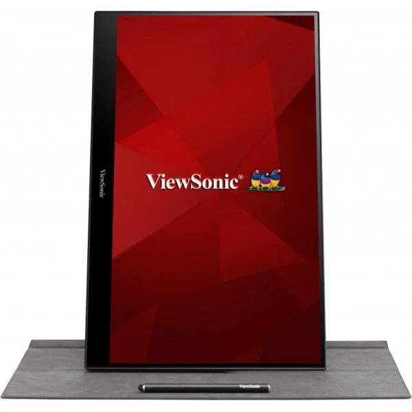 ViewSonic TD1655 Monitor Táctil Portátil 15.6" IPS Full HD 1920x1080 USB-C Altavoces 1.6W 6.5ms Negro/Plata