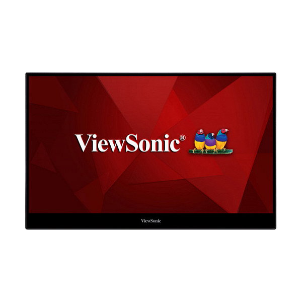 ViewSonic TD1655 Monitor Portátil Táctil 15.6 Pulgadas Full HD IPS USB-C y Mini HDMI, Negro/Plata