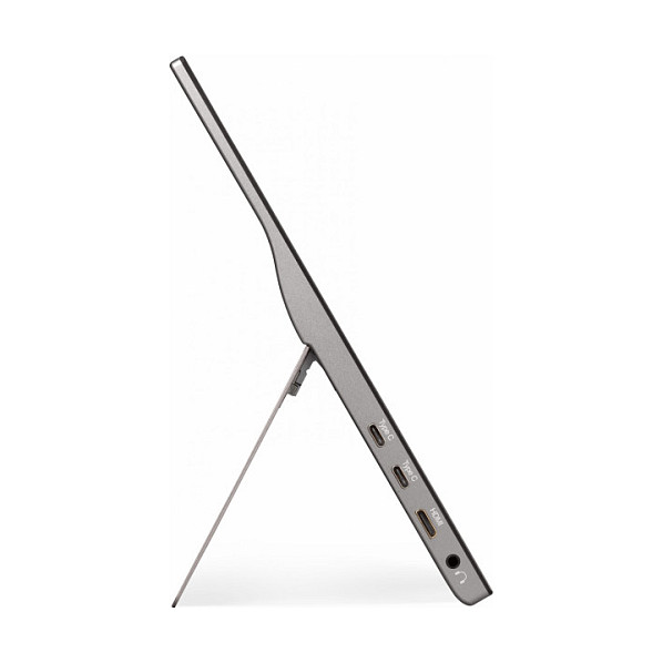 ViewSonic TD1655 Monitor Portátil Táctil 15.6 Pulgadas Full HD IPS USB-C y Mini HDMI, Negro/Plata