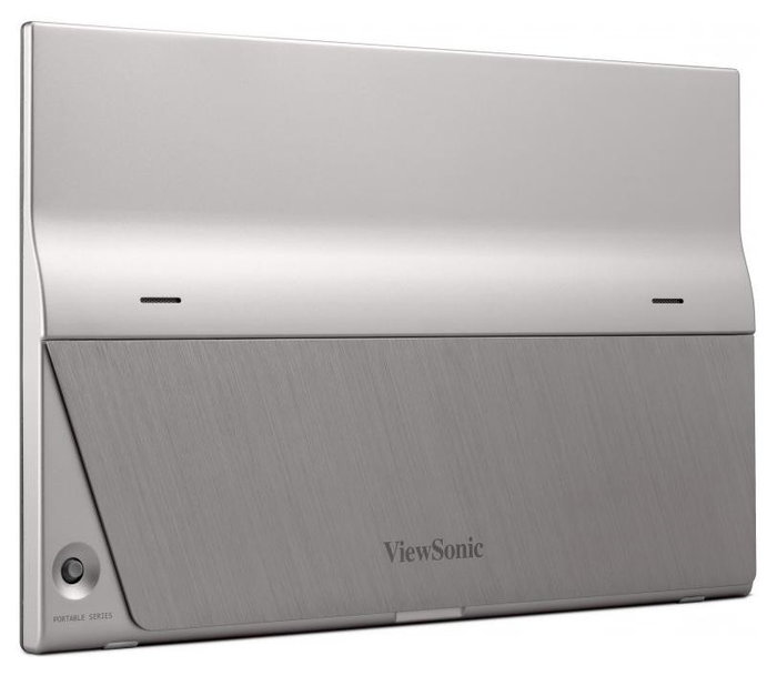 ViewSonic TD1655 Monitor Portátil Táctil 15.6 Pulgadas Full HD IPS USB-C y Mini HDMI, Negro/Plata