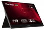 ViewSonic TD1655 Monitor Portátil Táctil 15.6 Pulgadas Full HD IPS USB-C y Mini HDMI, Negro/Plata