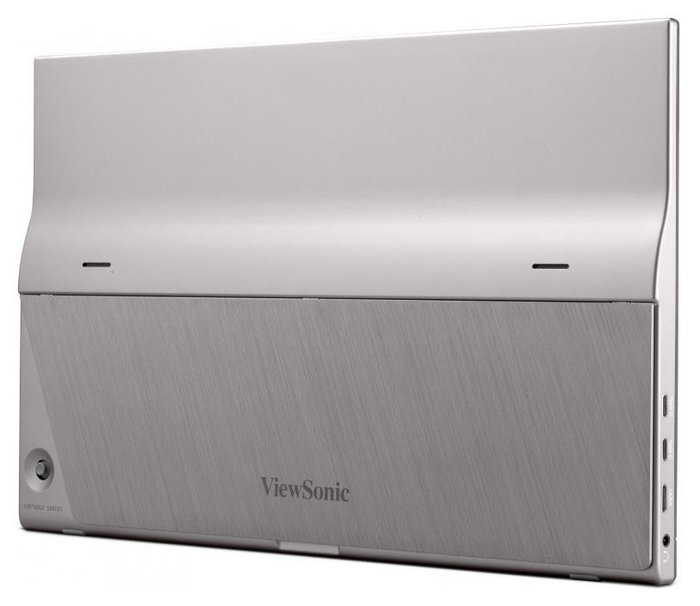 ViewSonic TD1655 Monitor Portátil Táctil 15.6 Pulgadas Full HD IPS USB-C y Mini HDMI, Negro/Plata