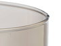 Giftdecor Jarron Cilindro de Cristal Gris 15 cm Diámetro x 60 cm Alto