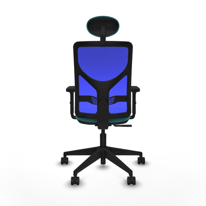 PIQUERAS Y CRESPO Silla de oficina Motilla con mecanismo Sincro, color Turquesa y Azul PIQUERAS Y CRESPO Silla de oficina Motilla con mecanismo Sincro, color Turquesa y Azul