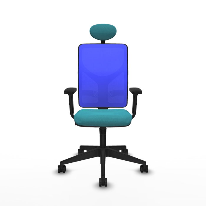 PIQUERAS Y CRESPO Silla de oficina Motilla con mecanismo Sincro, color Turquesa y Azul PIQUERAS Y CRESPO Silla de oficina Motilla con mecanismo Sincro, color Turquesa y Azul
