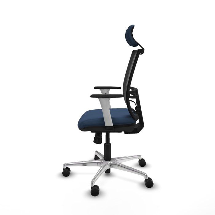 PIQUERAS Y CRESPO Silla de oficina Yunquera con mecanismo Sincro, Azul marino y Negro PIQUERAS Y CRESPO Silla de oficina Yunquera con mecanismo Sincro, Azul marino y Negro