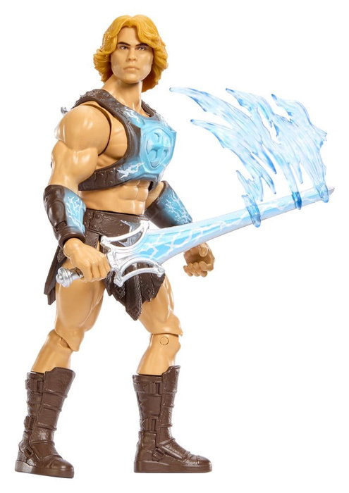 Mattel Figura Masters of the Universe Jkj02 He-Man de 13.97 cm con Espada del Poder y Accesorios, Basada en la Película de Acción Real Mattel Figura Masters of the Universe Jkj02 He-Man de 13.97 cm con Espada del Poder y Accesorios, Basada en la Película de Acción Real