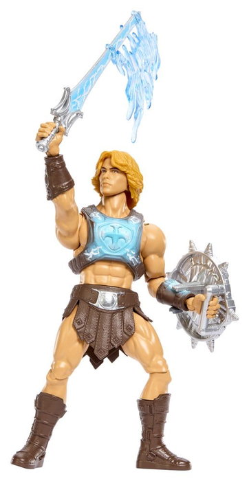 Mattel Figura Masters of the Universe Jkj02 He-Man de 13.97 cm con Espada del Poder y Accesorios, Basada en la Película de Acción Real Mattel Figura Masters of the Universe Jkj02 He-Man de 13.97 cm con Espada del Poder y Accesorios, Basada en la Película de Acción Real