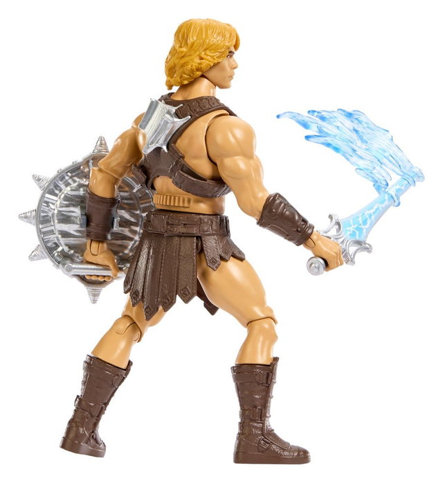 Mattel Figura Masters of the Universe Jkj02 He-Man de 13.97 cm con Espada del Poder y Accesorios, Basada en la Película de Acción Real Mattel Figura Masters of the Universe Jkj02 He-Man de 13.97 cm con Espada del Poder y Accesorios, Basada en la Película de Acción Real