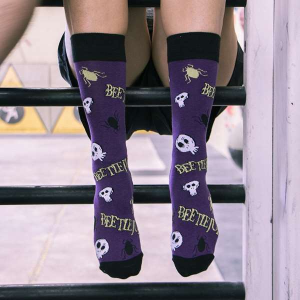 Cerdá T3845 Calcetines Beetlejuice Talla 38/45