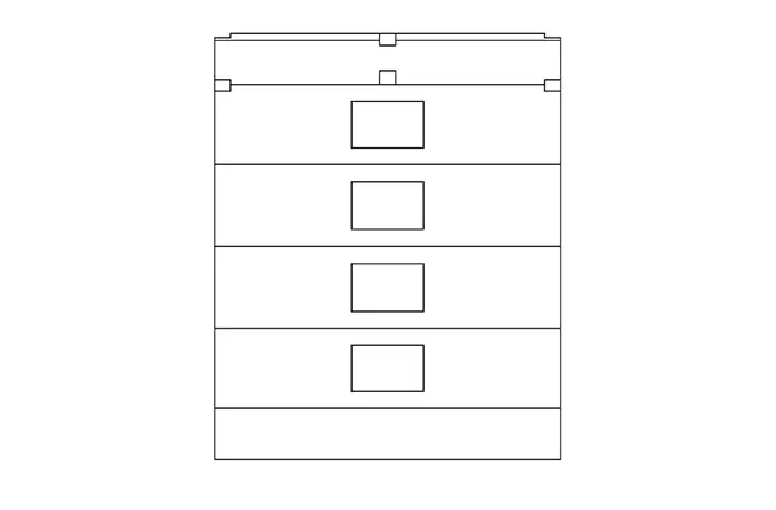 JBLPRO Cubierta 67 cm Ancho x 15 cm Alto x 114 cm Largo