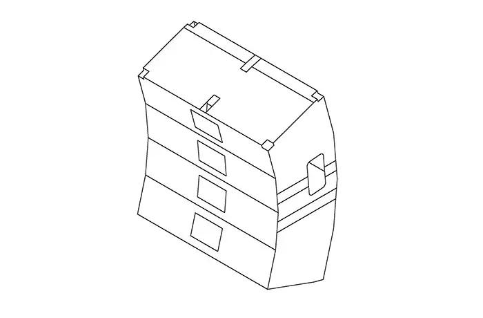 JBLPRO Cubierta 67 cm Ancho x 15 cm Alto x 114 cm Largo