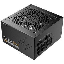 Antec GSK750 Fuente de Alimentación 750W 80 PLUS Gold ATX 3.1 Totalmente Modular para Gaming, Color Negro, Ventilador de 12 cm