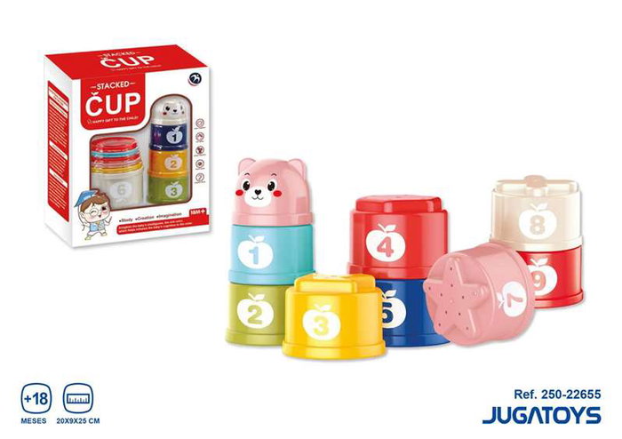 Caja cubos apilables 20x9x25cm