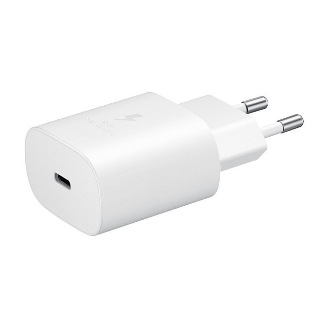 Samsung Cargador Rápido de Pared EP-TA800XWEGWW 25W con Cable USB Tipo-C para Smartphones