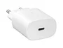 Samsung EP-TA800 Cargador Pared USB-C 25W con Carga Rápida y Cable USB-C a USB-C 1m - Blanco