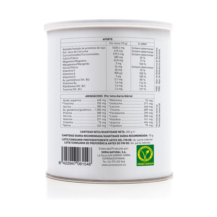 Soria Natural Mincartil Cúrcuma 300 g