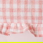 Cojín Cuadros Rosa Algodón 50 X 30 cm (Set de 2)