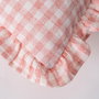 Cojín Cuadros Rosa Algodón 50 X 30 cm (Set de 2)