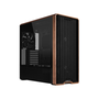 Lian Li Lancool Caja Gaming con Vidrio Templado y Detalles en Madera, Soporte ATX, USB-C, Hub ARGB