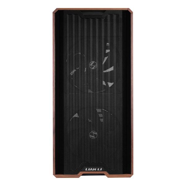 Lian Li Lancool Caja Gaming con Vidrio Templado y Detalles en Madera, Soporte ATX, USB-C, Hub ARGB