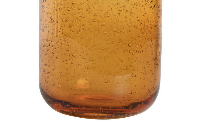 DKD Home Decor Vaso Ambar Cristal 8.3 x 9.3 x 8.3 cm Set de 6 Piezas 320ml Apto Microondas Lavavajillas DKD Home Decor Vaso Ambar Cristal 8.3 x 9.3 x 8.3 cm Set de 6 Piezas 320ml Apto Microondas Lavavajillas