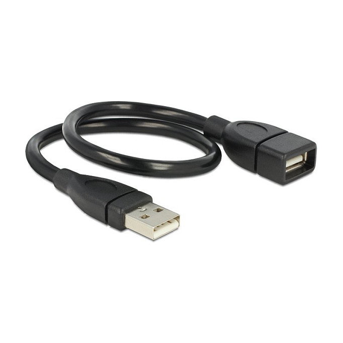 DeLOCK Cable USB 2.0 Tipo-A Macho a Tipo-A Hembra ShapeCable 0,35 m